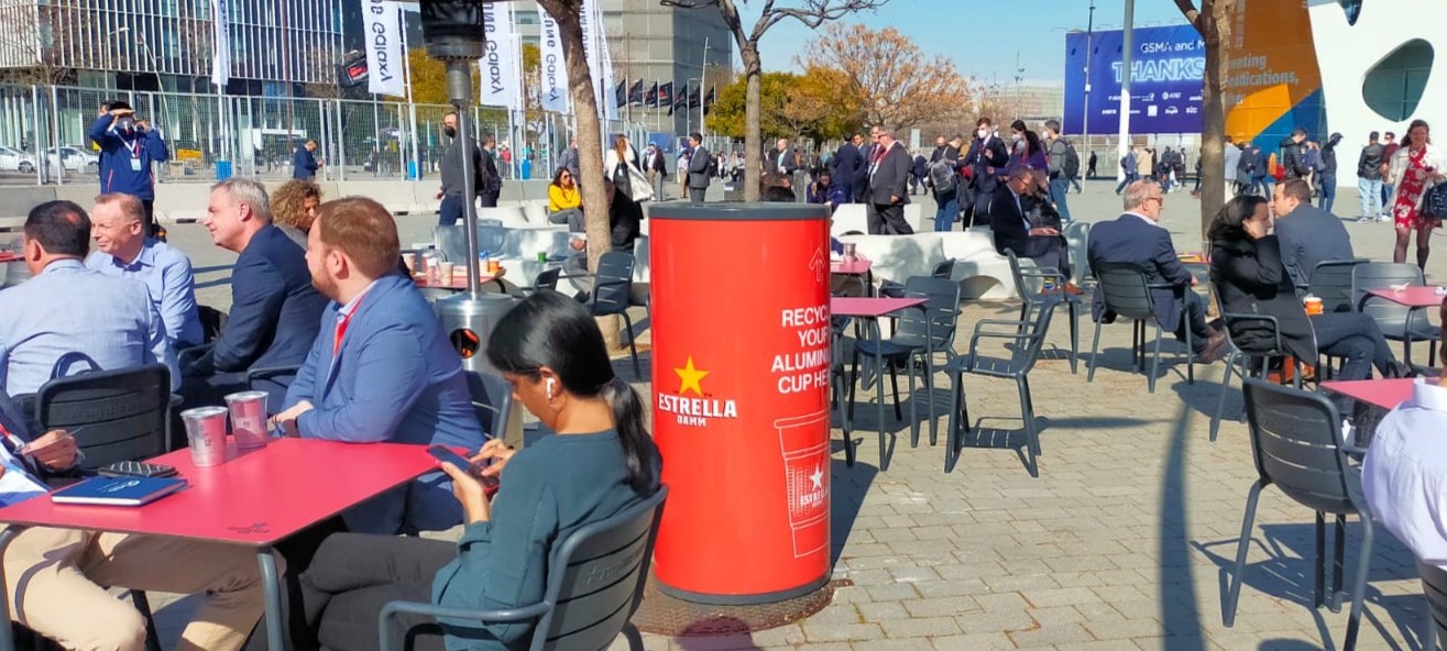 Gots reciclables d'estrella Damm