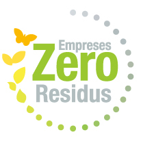 Logotip zero residus a l'empresa