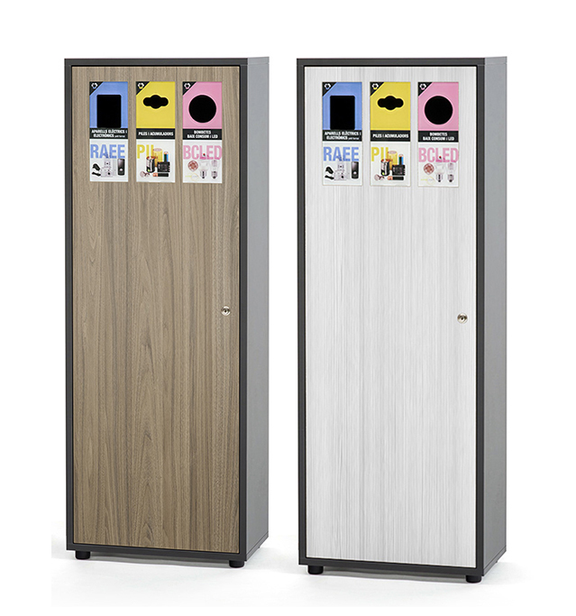 Selective waste bins in the company